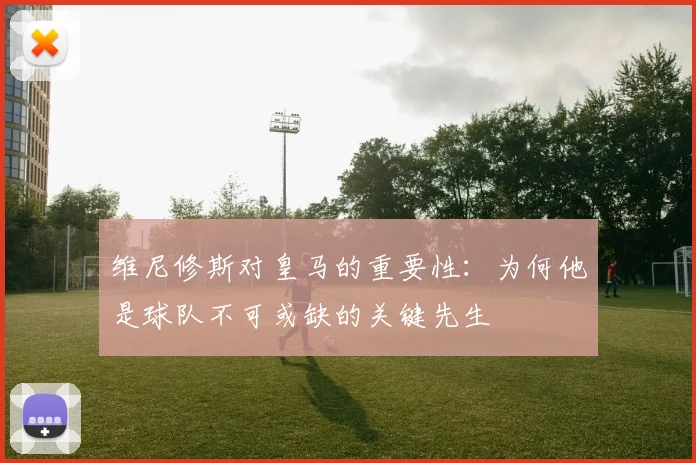 维尼修斯对皇马的重要性：为何他是球队不可或缺的关键先生
